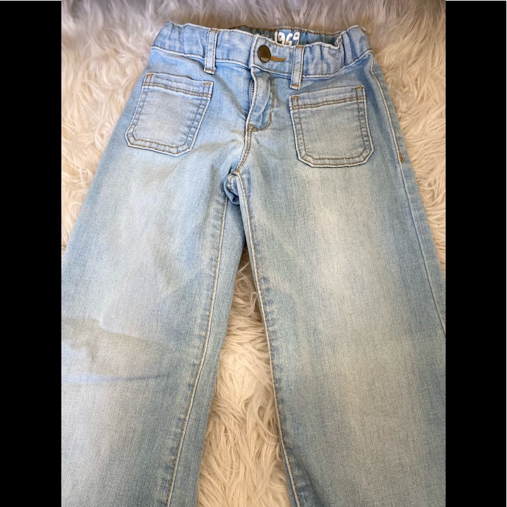 Blue Wide Leg Jeans